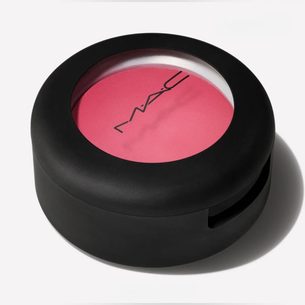 Mac Powder Kiss Eyeshadow A Little Tamed Midtone Blue Pink Brand New In Box